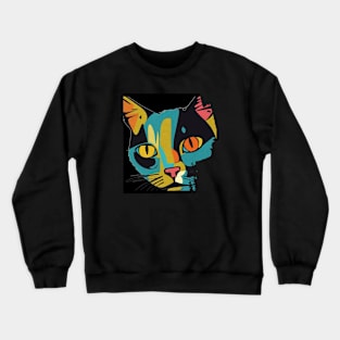 Picasso Cat Crewneck Sweatshirt